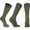 DANISH ENDURANCE Calze Compressione Graduata Uomo Donna 26-32 mmHg, Traspiranti, per Alte Prestazioni e Recupero, Oliva, 35-38
