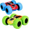 m zimoon Macchina Tira Indietro, Monster Truck Macchinine Automobili a Doppia Frizione Veicoli 360 Rotazioni Ribaltabili Push And Go Vehicle Min Auto Giocattoli Regali di per 3-7 Anni Ragazzi Ragazze
