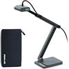 OKIOLABS OKIOCAM S2 Pro USB 12MP Telecamera Documenti 4K con Luce LED e Microfono, Doc Camera per Aula, Classe Online, Web-conferenza, con Adattatore di Tipo C, Funziona con PC/Mac/Chromebook