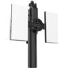 Horett Bastone selfie estensibile telecomando selfie stick allungabile con telecomando asta telescopica con magnetico treppiede 1,7 m 2 luci LED per telefono vlog