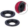 Wixine 2Pcs C-M4/3 Black Magic C Mount Obiettivo TV a BMPCC Adattatore MFT Micro 4/3 Fotocamera