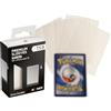 Konix Bustine protettive Premium Sleeves 66 x 91 mm - 100 bustine - Compatibili con Lorcana, Magic The Gathering, Pokémon - Plastica - Trasparente