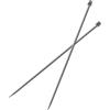 TopHomer Vogueing Tool - Ferri da maglia a punta singola, set di 2 ferri da maglia lunghi 35 cm, in alluminio, per intrecci fatti a mano, strumenti fai da te (5 mm)