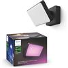 Philips Hue White and Color Ambiance Discover Proiettore per Esterni con Led Integrato, 15W, Nero
