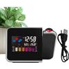 Generico Orologio con proiezione per soffitto a camera da letto, sveglia con proiettore,Igrometro per monitoraggio 'umidità a temperatura - Stazione meteorologica per interni ed esterni wireless, display a LED