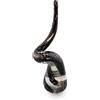 MurArt Corno Portafortuna in Vetro di Murano 28 cm Fatto a Mano Lavorazione Made in Italy soprammobile idea regalo