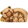 THUN - Gruppo Maialini con Cuccioli - Presepe Classico - Ceramica - 6,8x4,3x3,5 cm