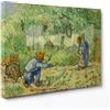 ConKrea - Quadro su Tela Canvas - INTELAIATO - Pronto da Appendere - First Steps - Primi Passi per Van Gogh 30x40cm - Senza Cornice - (cod.2643)