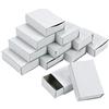 Lexicon Select Confezione da 50 scatole di fiammiferi in cartoncino bianco tinta unita per arte, artigianato, bigiotteria, calendari dell'Avvento e bomboniere
