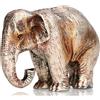 HERCHR Statue di Elefanti di Buona Fortuna, Figurine di Elefanti in Resina con Tronco su O Giù Scultura di Decorazioni Per La Casa di Elefante Feng Shui Per Decorazioni da Tavola(B)