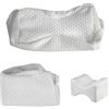 Generic Federa per cuscino per ginocchia, in memory foam, federa per cuscino in morbido tessuto, ricambio per cuscino per dormire, federa di supporto per gravidanza, lavabile, per fianchi e schiena