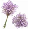 HAOSHICS Baby's Breath - Fiori artificiali, 12 mazzi di fiori finti in plastica sfusi, Gypsophila Bouquet per primavera, estate, matrimonio, decorazione per interni ed esterni, feste, fai da te
