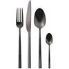 SAMBONET - Rock Diamond Black Nero Set Posate 24 Pezzi Servizio Tavola PVD 52962K81