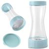 TAIZER Farina Setaccio Zucchero a Velo Setaccio Shaker per Zucchero a Velo con Coperchio Setaccio per Farina in Acciaio Inox Zucchero A Velo Shaker Setaccio Caffè Farina Cacao Polvere (ciano)