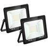 toobettp 2PCS Faretto LED 100W, 10000LM 6000K Faretti LED da Esterno Per Giardino
