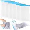 Svalor 6 Pezzi Borsa Sottovuoto Rotolato a Mano, 60x40cm Borse di Compressione, Impermeabile Borse di Immagazzinaggio Sottovuoto