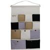 vetrinein rete Vetrineinrete® Porta Oggetti da Bagno in Tessuto con Tasche Ganci Organizer Multiuso (12 Tasche) F78