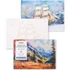 Grabie Libro da colorare ad acquerello, 15 fogli A5 (8,3 x 5,8), libro ad acquerello per adulti: accendi la tua espressione artistica su carta 100% cotone (tema paesaggio)