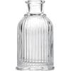 TUPANDY Diffusore vuoto in vetro trasparente da 100 ml, contenitore per aromaterapia, accessori per oli essenziali, bastoncini di ricambio fai da te