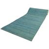 Casatessile CASA TESSILE Tappeto stuoia Bamboo Washed su Misura Passatoia Cucina Bambu, Tappeto Bamboo a Metraggio. - Blu