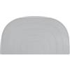 Kindsgut Tovaglietta Silicone Arcobaleno, Antiscivolo, Grigio Chiaro | Tovaglietta in silicone senza BPA per neonati e bambini, antiscivolo, lavabile in lavastoviglie e ideale per i primi pasti