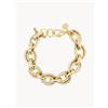 Kathy Jewels Bracciale fatto a mano placcato in oro Sun, regolabile - Oro