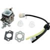 DORFEY For coltivatori o motocoltivatori Mantis 7222 7225 con motori SV-5C/2, carburatore, parti del carburatore, guarnizioni del filtro del carburante del carburatore, 1 set