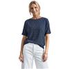 Street One 3232177 - Maglietta da Donna con Scollo a Barca e Elastico in Vita (Confezione da 1), Blu (Ashen Blue), 52