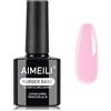 AIMEILI Base Rubber Colorate Smalto Gel Rinforzante Unghie UV 15 ml - 1413