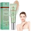 Boxiatil Crema CC prima del trucco, correttore completo con effetto lenitivo, crema correzione del colore per una naturale uniforme, umidità e protezione SPF, tutti i tipi di pelle #02