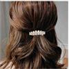 Enautoabs fermagli per capelli vintage in cristallo, fermagli da sposa con strass per donna, francesi in cristallo CZ, da sposa con strass, dorati per coda di cavallo