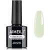 AIMEILI Base Rubber Colorate Smalto Gel Rinforzante Unghie UV 15 ml - 1411