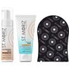 St. Moriz Set professionale: mousse 200 ml + primer 200 ml + guanto applicatore 1 pezzo (medio)