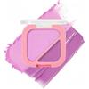 Radiella 2-in-1 Duo Rouge Blush & Highlighter, polvere rosa lilla, crema scura lucida, finitura opaca e luminosa, palette blush a lunga durata e resistente all'acqua per il trucco quotidiano del