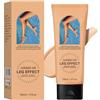 EONFAVE Fondotinta per il corpo e le gambe, impermeabile, senza trasferimento, per vene varicose, a lunga durata (marrone medio)