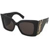 Saint Laurent SL M119 Blaze 001 | Occhiali da Sole Graduati o Non Graduati | Prova Online | Plastica | Cat Eye, Ovali / Ellittici | Nero | Adrialenti