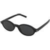 Saint Laurent SL 751 Jeanne 001 | Occhiali da Sole Graduati o Non Graduati | Prova Online | Plastica | Ovali / Ellittici | Nero | Adrialenti
