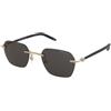 Montblanc MB0270S 001 | Occhiali da Sole Graduati o Non Graduati | Prova Online | Metallo | Quadrati | Oro | Adrialenti