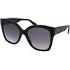 Gucci GG0459S 001 | Occhiali da Sole Graduati o Non Graduati | Prova Online | Plastica | Oversize, Cat Eye, Ovali / Ellittici | Nero | Adrialenti