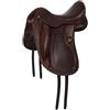 Acavallo Sella dressage Raffaello cuscini lana Marrone scuro