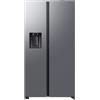 Samsung Frigorifero Side by Side AI RS80F66KCT/EF con Dispenser Acqua/Ghiaccio, Wifi con AI Energy Mode, Total No Frost, SpaceMax, 634 L, LxAxP: 91,2 x 178,4 x 72,6 cm, Inox