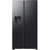 Samsung Frigorifero Side by Side RS70F65KEF/EF con Dispenser Acqua/Ghiaccio, Wifi con AI Energy Mode, Total No Frost, SpaceMax, 635 L, LxAxP: 91,2 x 178,4 x 72,6 cm, Antracite