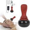 OUGPIU Hot Stone Massaggio, Elettrici Gua Sha Massaggiatorie con Funzione Calore,Pietre Naturali per Riscaldate Terapia di Rilassamento Muscolare e Corpo e Cosce Pietra,Massaggiatore Terapia e Spa Rela