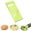 Cyrank Affettatrice per Verdure, Multifunzione, Manuale, in Polipropilene e Acciaio Inossidabile, Verde