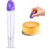 HERCHR Tester per Torte, Tester per Torte in Acciaio Inossidabile Sonda per Test per Torte in Metallo con Coperchio per Strumento di Cottura per Pancake, Muffin, Muffin, Pane, Carne