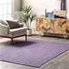 Ripaz Vogue Tappeto in iuta viola intrecciato a mano rettangolare tappeto per soggiorno (120 x 170 cm)