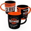 Nostalgic-Art Tazza da caffè retrò (Set da 3), 330 ml, Harley Set 1 | original Harley-Davidson license product (OLP), tazza in ceramica, design vintage, Idea regalo per motociclisti