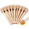 HERCHR 24 Pezzi Bastoncino per Miele,Cucchiai per Miele,Spargimiele Legno Piccoli,Miele Bastoncini Cucchiaio Honey Dipper Stick Legno per Barattolo di Miele Erogare Pioggerella Bomboniere di Miele