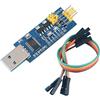 DONGKER Adattatore seriale da USB a TTL, modulo convertitore da 5/3,3/1,8 V FT232RL, codice FT232RL, downloader programmatore con cavo per