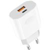 ANVSI Caricatore USB C, 25 W, spina USB C, alimentatore di rete per iPhone 17, 16, 15, 14, 13, 12, 11 Pro Max/Plus/X/XR/XS/Mini/iPad, adattatore a 2 porte USB C e USB A, adattatore di alimentazione